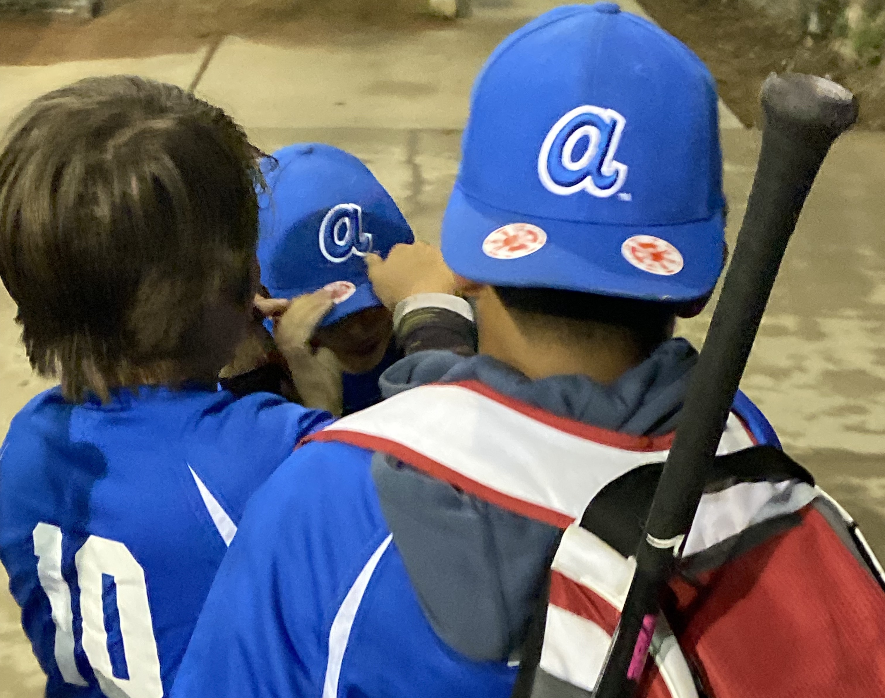 Players celebrating.